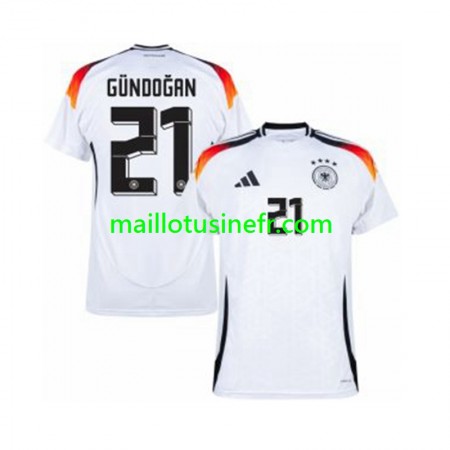 Maillot de Foot Allemagne Ilkay Gundogan 21 Domicile UEFA EURO 2024